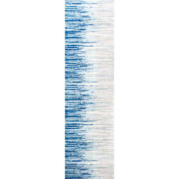 Linear Modern Half-stripe Area Rug